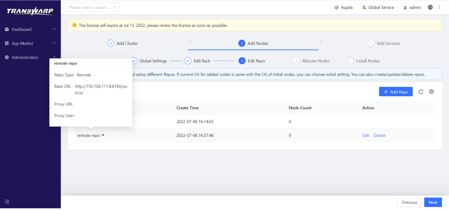 Figure 6-9 Save Users’ Configuration